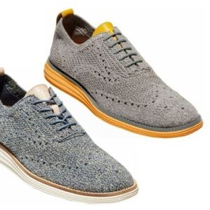 Cole Haan Original Grand Stitchlite Wing Tip lightweight Oxford